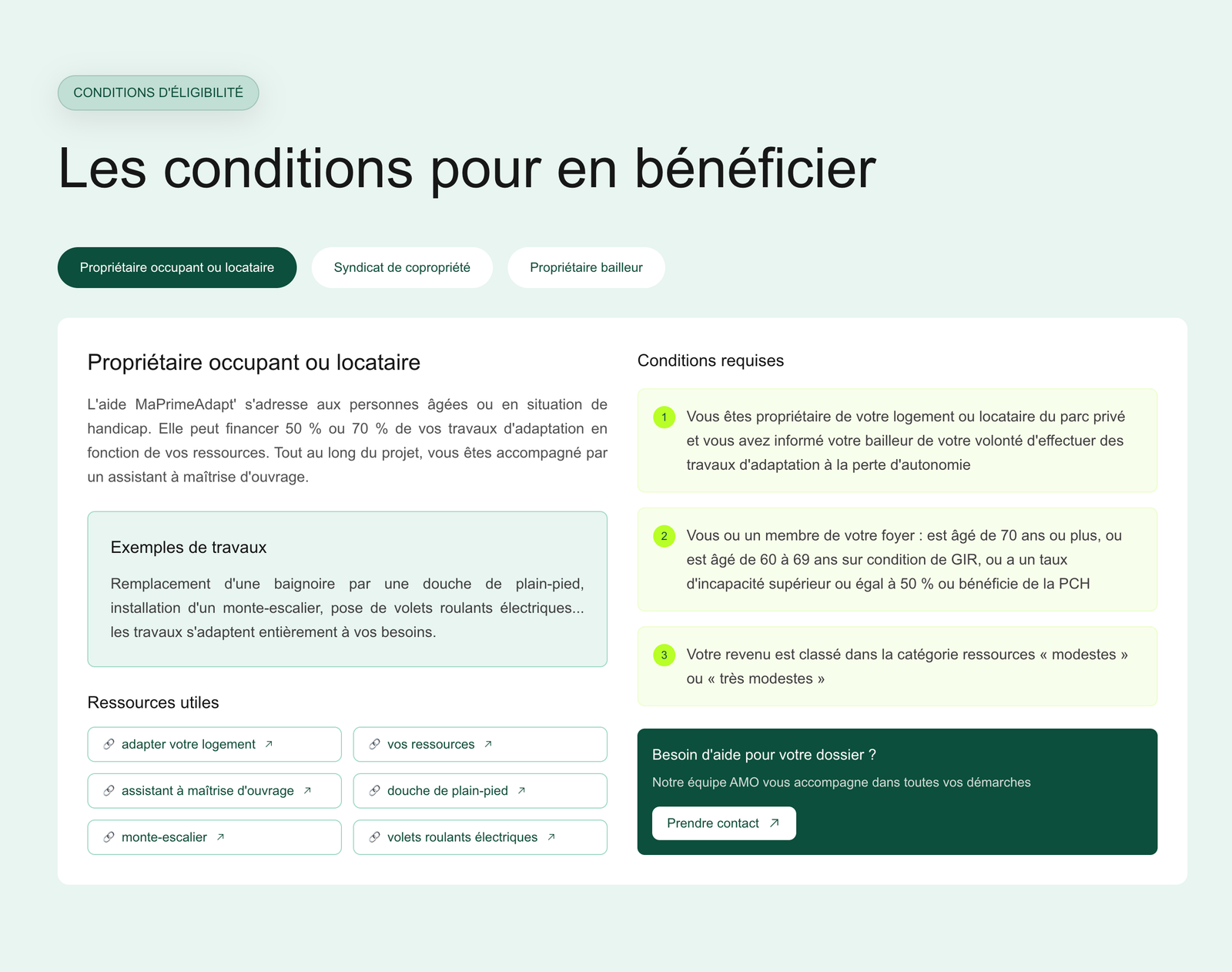 Services de diagnostic